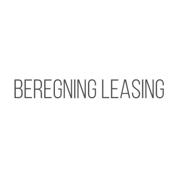 BEREGNING LEASING